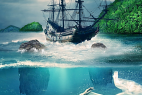 Adobe Photoshop CS6 Tutorial: Create Amazing Underwater Scene From Lorelei Legend – Photo Manipulation