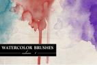 Realistic Artistic Watercolor Brushes For Photoshop