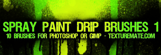 Let it drip: Spray Paint Drip Brushes