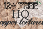 13 Crumpled Paper Textures