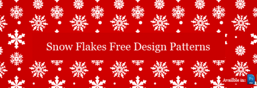 Snowflake Pattern for Photoshop and Illustrator